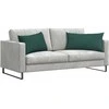Sofa Pagalvės 2 pcs Tamsiai žalia 80 x 40 cm audinys