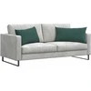 Sofa Pagalvės 2 pcs Tamsiai žalia 80 x 40 cm Kordūrinis audinys