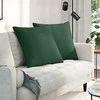Sofa Pagalvės 2 pcs Tamsiai žalia 80 x 80 cm Kordūrinis audinys