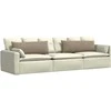 Sofa Pagalvės 2 pcs Taupe 120 x 40 cm audinys