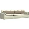 Sofa Pagalvės 2 pcs Taupe 145 x 40 cm audinys
