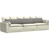 Sofa Pagalvės 2 pcs Tortora 200 x 40 cm audinys