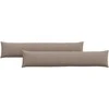 Sofa Pagalvės 2 pcs Taupe 200 x 40 cm audinys