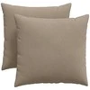 Sofa Pagalvės 2 pcs Taupe 45 x 45 cm audinys