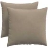 Sofa Pagalvės 2 pcs Taupe 50 x 50 cm audinys