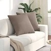 Sofa Pagalvės 2 pcs Taupe 60 x 60 cm audinys