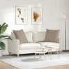Sofa Pagalvės 2 pcs Taupe 60 x 60 cm audinys