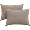 Sofa Pagalvės 2 pcs Taupe 70 x 50 cm audinys