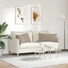 Sofa Pagalvės 2 pcs Taupe 80 x 40 cm audinys
