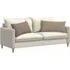 Sofa Pagalvės 2 pcs Taupe 80 x 40 cm audinys