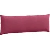 Sofa Pagalvės 2 pcs Vyno raudona 120 x 40 cm Kordūrinis audinys