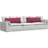 Sofa Pagalvės 2 pcs Vyno raudona 120 x 40 cm Kordūrinis audinys