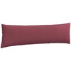 Sofa Pagalvės 2 pcs Vyno raudona 145 x 40 cm audinys