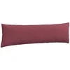Sofa Pagalvės 2 pcs Vyno raudona 145 x 40 cm audinys