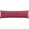 Sofa Pagalvės 2 pcs Vyno raudona 145 x 40 cm Kordūrinis audinys