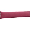 Sofa Pagalvės 2 pcs Vyno raudona 200 x 40 cm Kordūrinis audinys