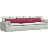 Sofa Pagalvės 2 pcs Vyno raudona 200 x 40 cm Kordūrinis audinys