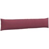 Sofa Pagalvės 2 pcs Vyno raudona 200 x 40 cm audinys