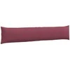 Sofa Pagalvės 2 pcs Vyno raudona 200 x 40 cm audinys