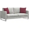 Sofa Pagalvės 2 pcs Vyno raudona 45 x 45 cm audinys