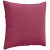 Sofa Pagalvės 2 pcs Vyno raudona 45 x 45 cm Kordūrinis audinys