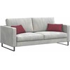 Sofa Pagalvės 2 pcs Vyno raudona 50 x 30 cm audinys
