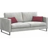 Sofa Pagalvės 2 pcs Vyno raudona 50 x 30 cm audinys