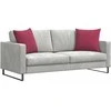Sofa Pagalvės 2 pcs Vyno raudona 50 x 50 cm Kordūrinis audinys