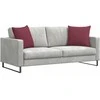Sofa Pagalvės 2 pcs Vyno raudona 50 x 50 cm audinys