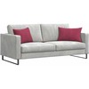 Sofa Pagalvės 2 pcs Vyno raudona 60 x 40 cm Kordūrinis audinys