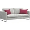Sofa Pagalvės 2 pcs Vyno raudona 60 x 40 cm Kordūrinis audinys