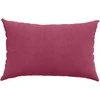 Sofa Pagalvės 2 pcs Vyno raudona 60 x 40 cm Kordūrinis audinys