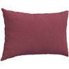 Sofa Pagalvės 2 pcs Vyno raudona 60 x 40 cm audinys