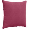 Sofa Pagalvės 2 pcs Vyno raudona 60 x 60 cm Kordūrinis audinys