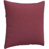 Sofa Pagalvės 2 pcs Vyno raudona 60 x 60 cm audinys