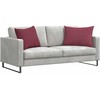 Sofa Pagalvės 2 pcs Vyno raudona 70 x 50 cm audinys