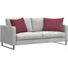 Sofa Pagalvės 2 pcs Vyno raudona 70 x 50 cm audinys
