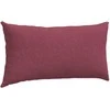 Sofa Pagalvės 2 pcs Vyno raudona 80 x 40 cm audinys