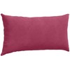 Sofa Pagalvės 2 pcs Vyno raudona 80 x 40 cm Kordūrinis audinys