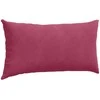 Sofa Pagalvės 2 pcs Vyno raudona 80 x 40 cm Kordūrinis audinys
