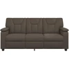 Sofa Pilka 191 x 85 x 93 cm Dirbtinė oda