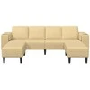 Sofa Pilkai žalia 250 x 188 x 76 cm Kordūrinis audinys