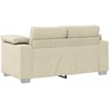 Dvitaškė sofa Smėlio 160 cm Lino mišinio audinys