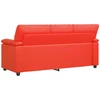 Sofa Raudona 191 x 85 x 93 cm Dirbtinė oda