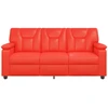 Sofa Raudona 191 x 85 x 93 cm Dirbtinė oda