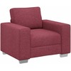 Sofa Kėdė Vyno raudona 100 cm audinys