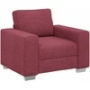 Sofa Kėdė Vyno raudona 100 cm audinys