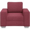 Sofa Kėdė Vyno raudona 100 cm audinys