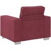 Sofa Kėdė Vyno raudona 100 cm audinys