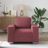 Sofa Kėdė Vyno raudona 100 cm audinys